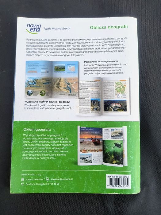 Geografia podręcznik  Oblicza geografii 3