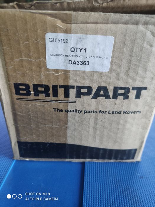 Kit de rolamento para reparação da caixa de engrenagens lt77 Land Rove