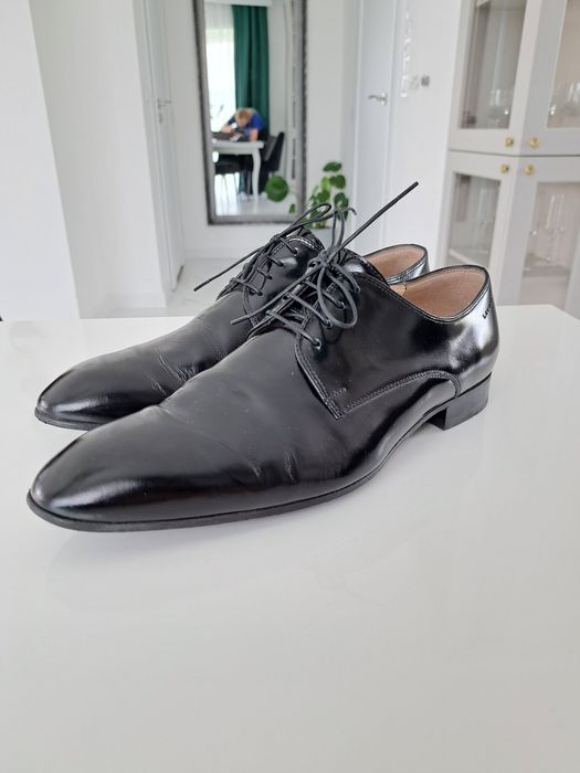 Eleganckie Buty Lavard r42 43 weselne czarne
