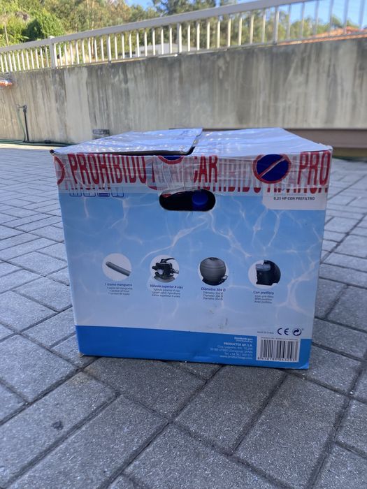 Filtro de areia para pescina