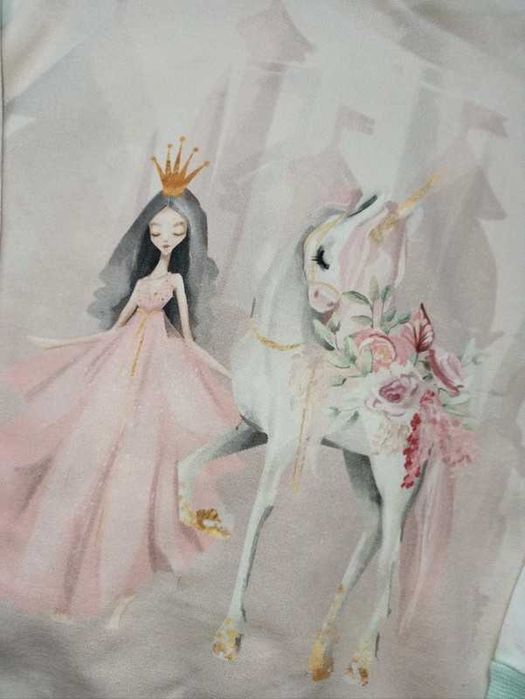 Bluza i gumka do włosów handmade