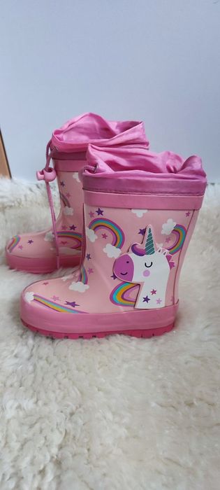 Гумові чобітки Kimboo з утепленням (фліс) 23р