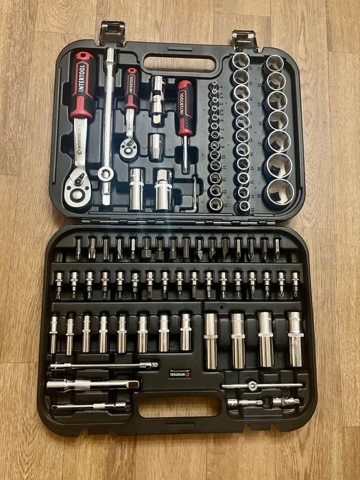 Набір інструментів 94 од. STORM, 1/2", 1/4", Сr-V INTERTOOL ET-8094