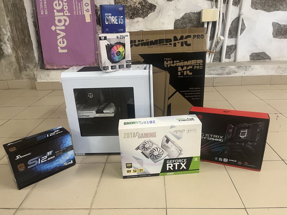 PC Gaming RTX 3060 / i5 10ª Gen / 16GB RAM / 1TB SSD