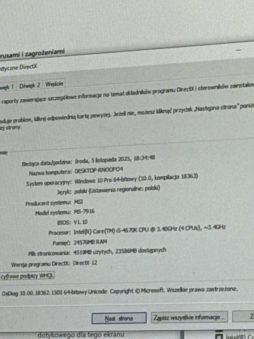 Komputer i5 MSI radeon SSD