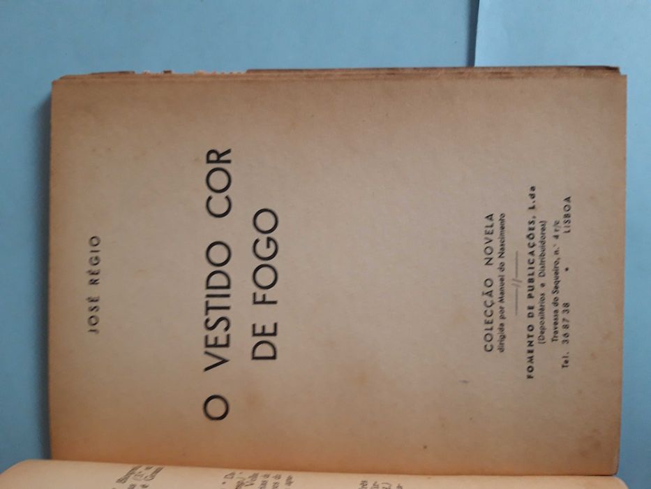Livro REF esc - O Vestido cor de Fogo - José Régio