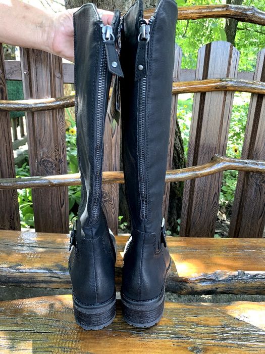 Жіночі шкіряні сапожки  go soft by relife