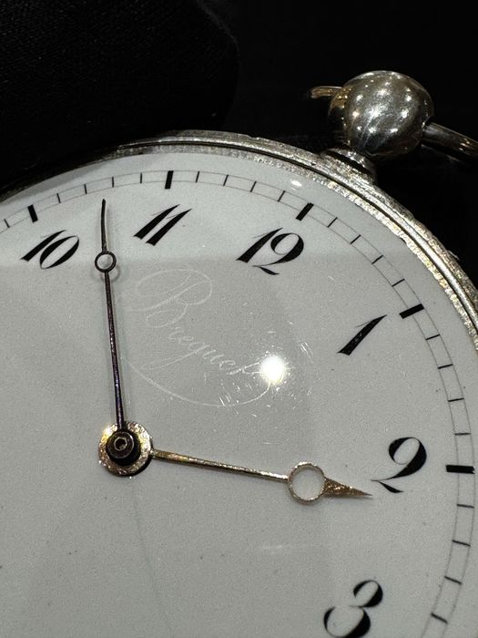 Relogio bolso Breguet assinatura invisível