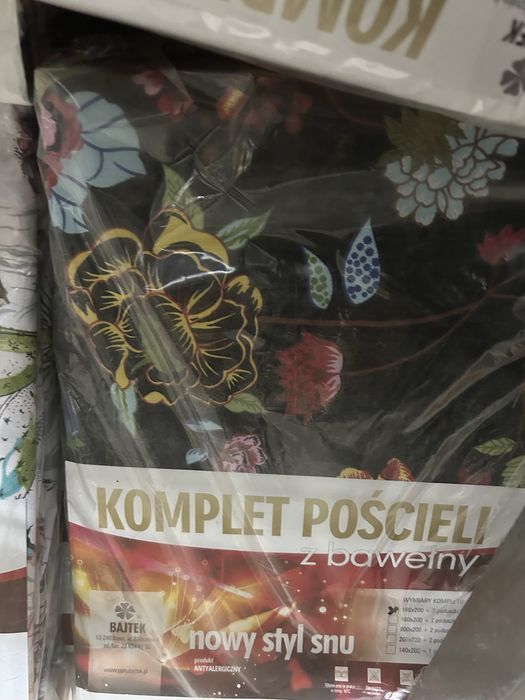 Pościel bawełna 100 kołdra poduszka komplet