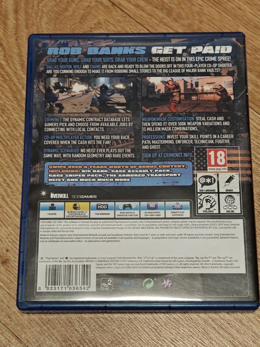 PAYDAY 2 - Jogo PS4