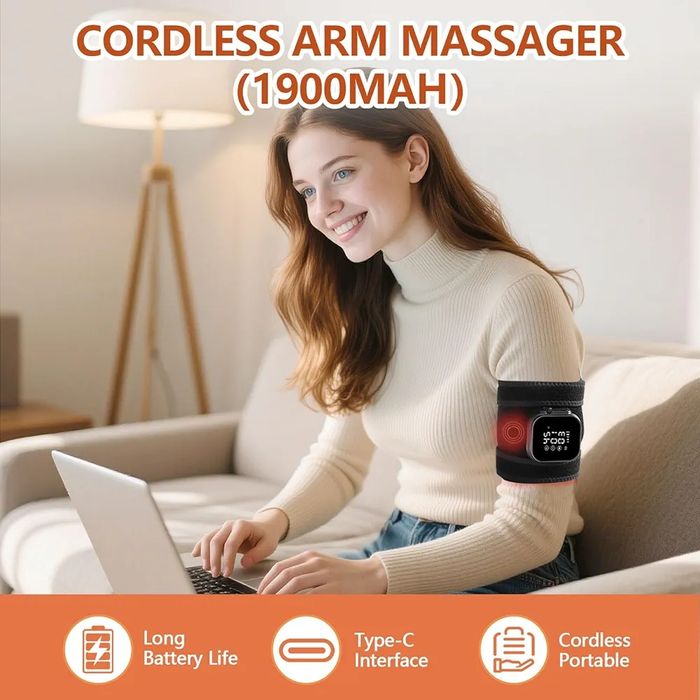 Універсальний масажер для ніг, рук та шиї з обігрівом.