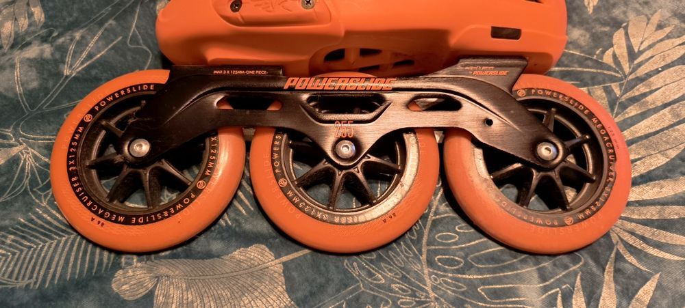 Rolki Powerslide Imperial Megacruiser 125 Neon Orange
