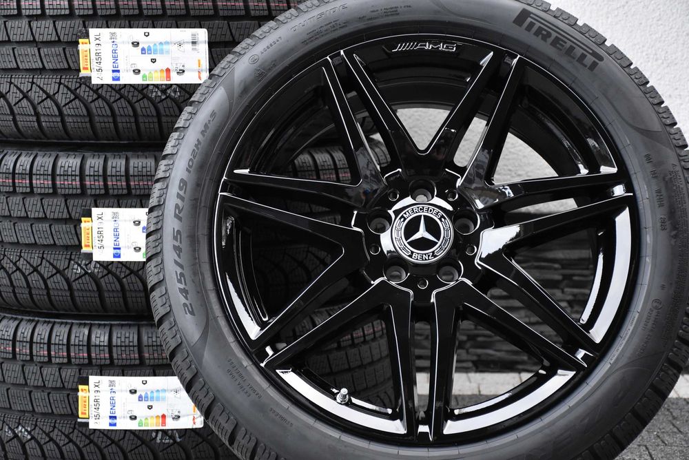 Koła zimowe OEM Mercedes V KLASA W447 W448 VITO Tourer 19" NOWE Pirelli MO