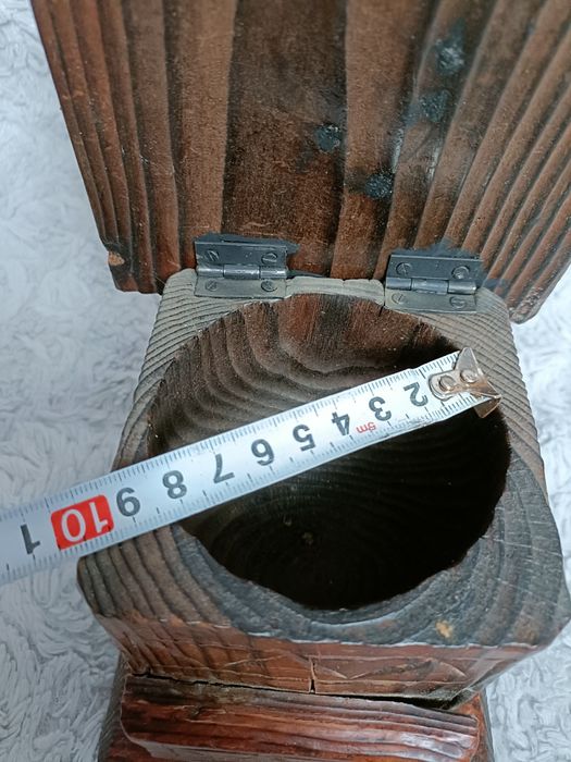 Młynek do kawy drewniany / atrapa / dekoracja / ozdoba