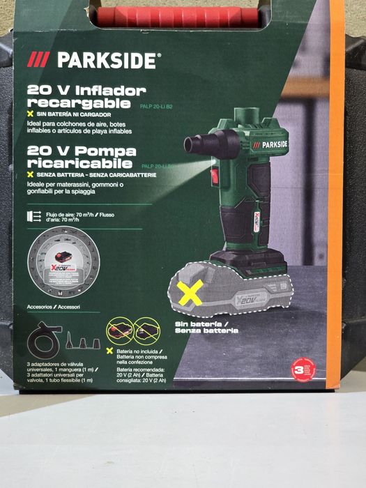 Bomba de ar 20v parkside