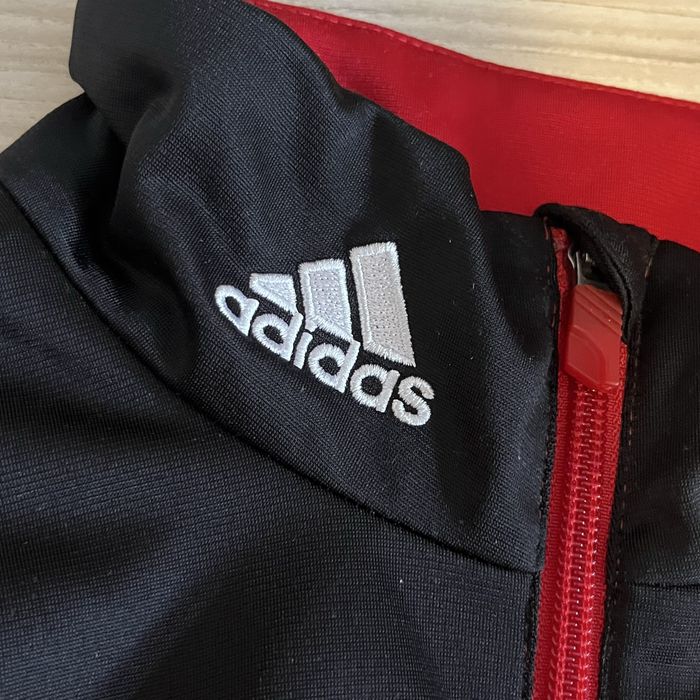 Kurtka Adidas track top czerwono-czarna M 2013
