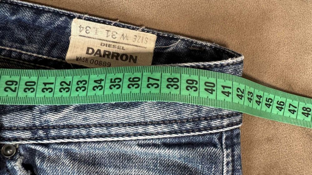Męskie spodnie jeansowe Diesel Darron, r. W31/L34 - idealny stan