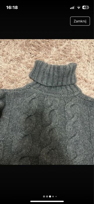 Kaszmirowy golf Windsor