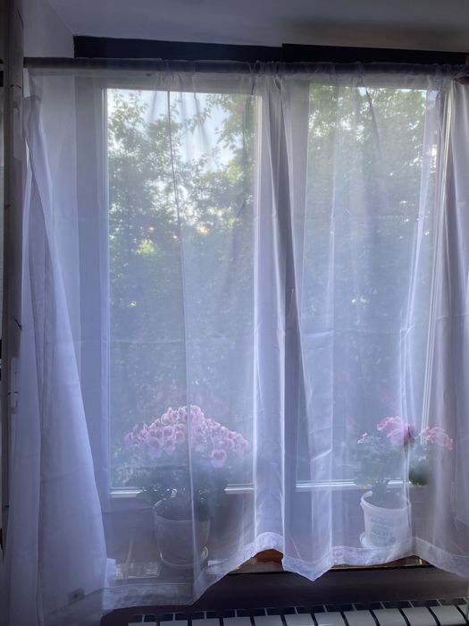 Тюль новий, 2 штуки