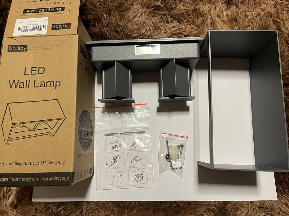 Вуличний LED світильник Dr.lazy (фасадний, настінний)