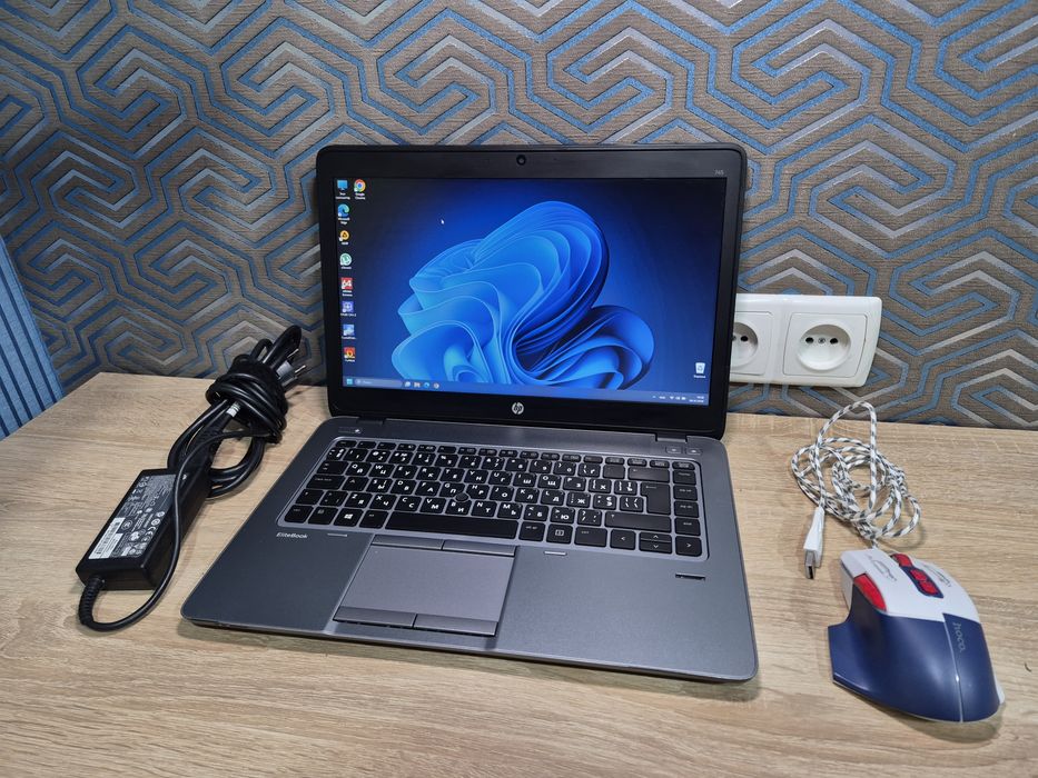 Гарний Ноутбук HP EliteBook 745 + AMD A10 PRO -7350B+16ГБ ОЗУ+180ГБ SSD+ AMD Radeon R6 + Підсвітка клавіатури.