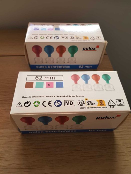 Conjunto de copos para ventosaterapia (2 unidades) - Novo