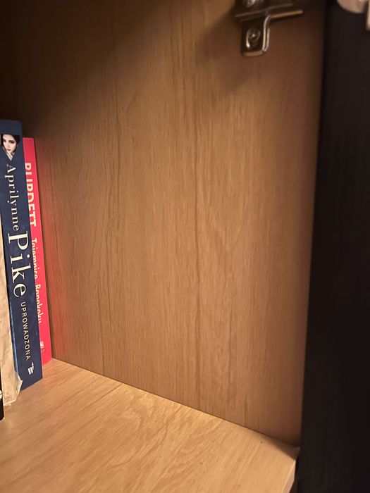 Witryna szklana czarna