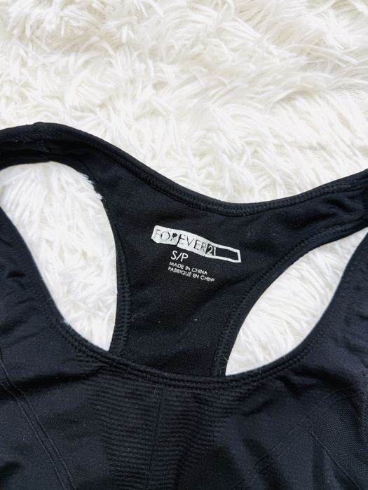 Biustonosz sportowy miękki S 36 czarny