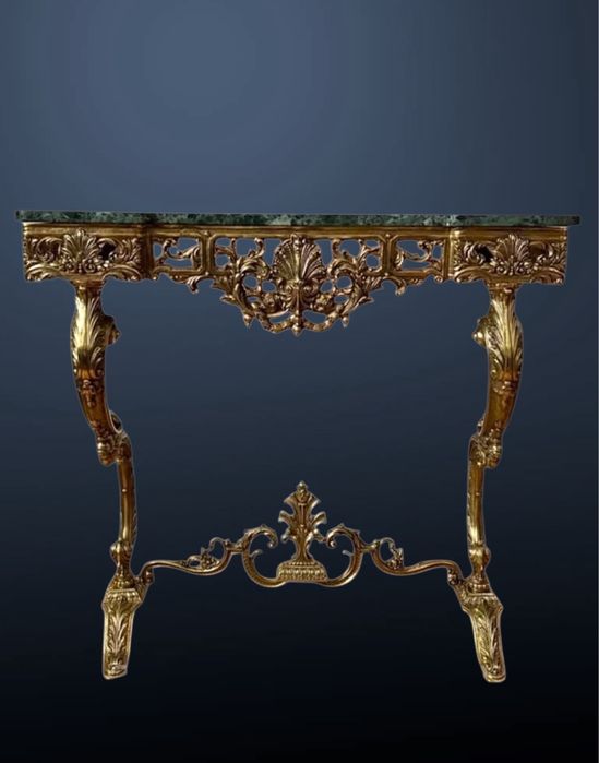 Антикварна пристінна бронзова консоль бронзовий столик стіл бронза