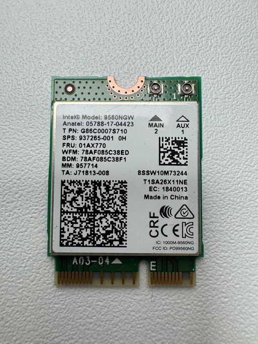 Wi-Fi адаптер Intel 9560.NGWG