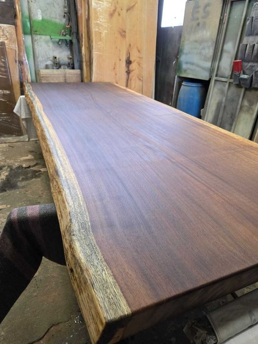 Mesas rústicas em prancha única.Mesa de jantar em madeira maciça sob Medidas.Solid wood dining table