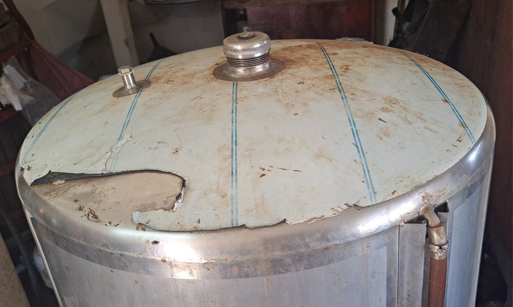 Cubas em inox para vinho