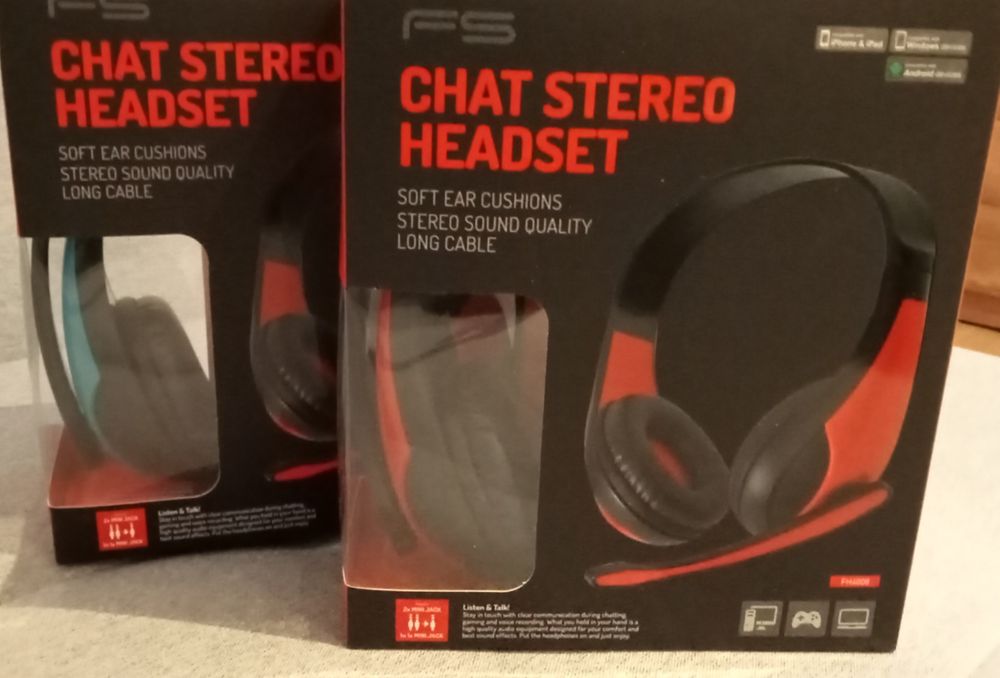 Nauszne słuchawki gamingowe,stereo,przewodowe,z mikrofonem,kolory-NOWE