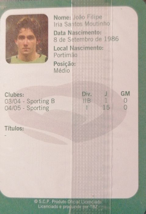 Sporting CP 2005/06 - Pack 24 Cartas Mágicas SELADAS (Falta nº 2 Rogério)