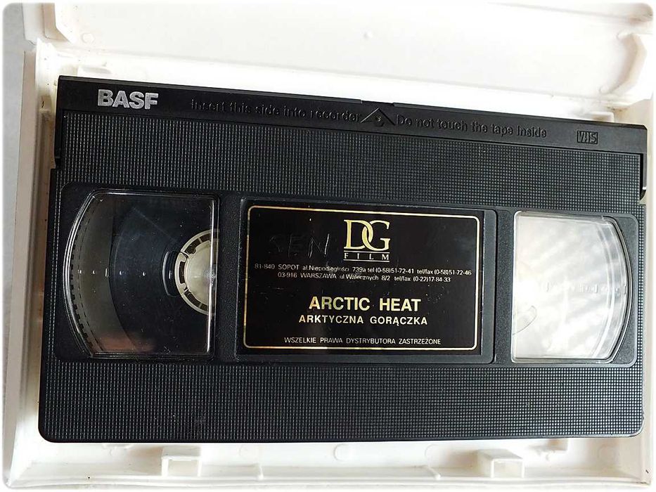 Kaseta VHS '' Arctic Heat '' Arktyczna Gorączka Film na Video ORYGINAŁ