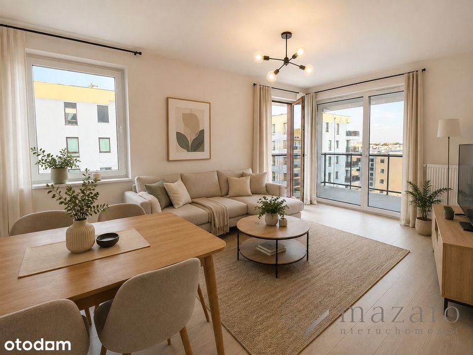 3 pokoje | 60,60 m² | Duży balkon | Osiedle Leśne