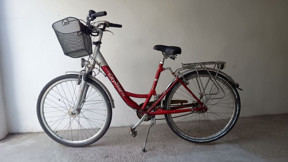 Komfortowy Rower Miejski City Star 28" | 7 Biegów | Koszyk | Stan Bdb!