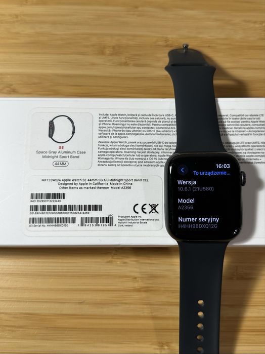 Apple watch se GPS 44mm *Okazja* !Cena do końca dnia!