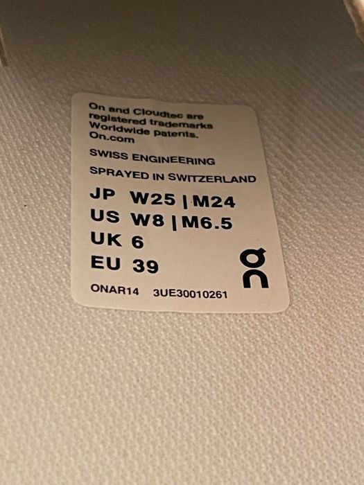Кроссовки ON Cloudboom Strike LS White/Pink  Оригинал женские новые