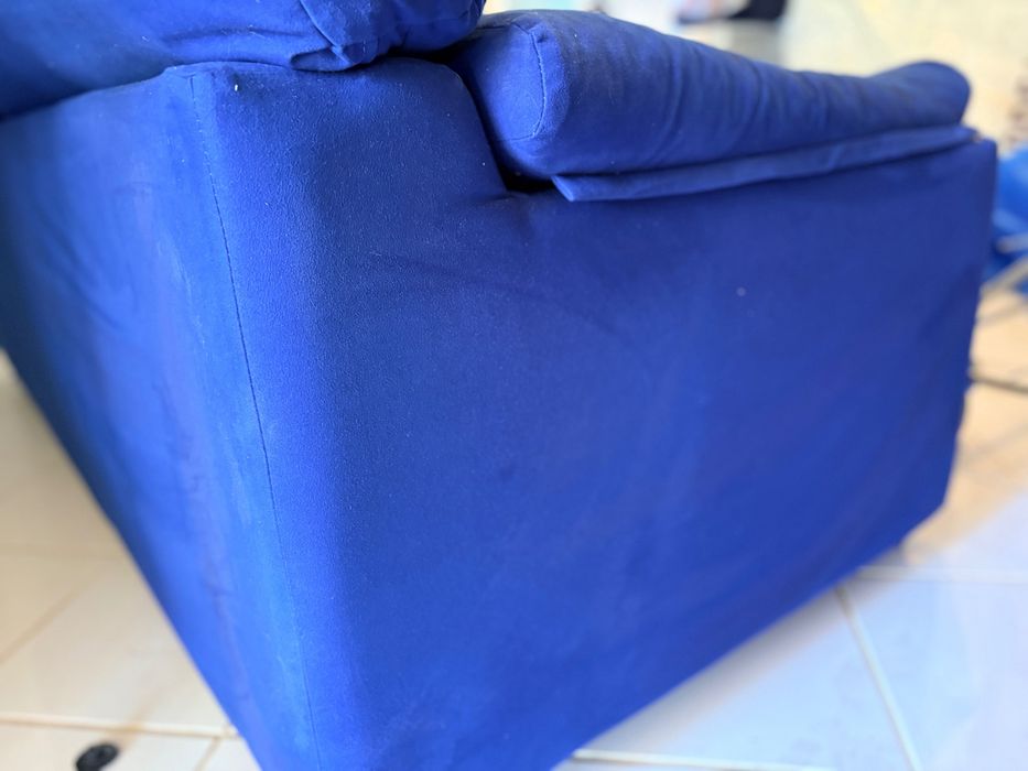 sofá em microfibra
