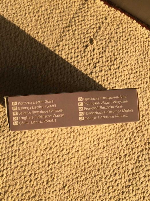 Balança electrónica para bagagem de viagem