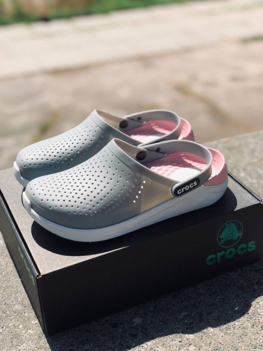 Женские кроксы / Кроксы LiteRide Crocs женские / кроксы Crocs на лето женские сабо силиконовые кроксы / мягкие