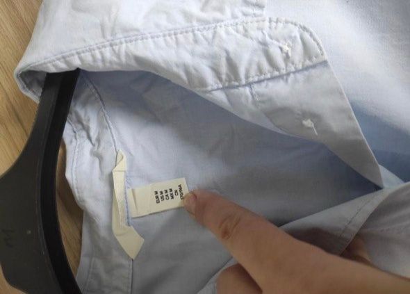 Рубашка h&m, рубашка голубая massimo dutti, женская