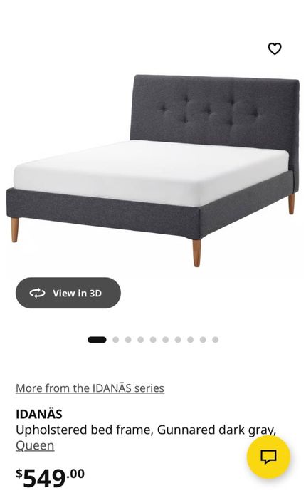 Cama IKEA IDANAS 180x200