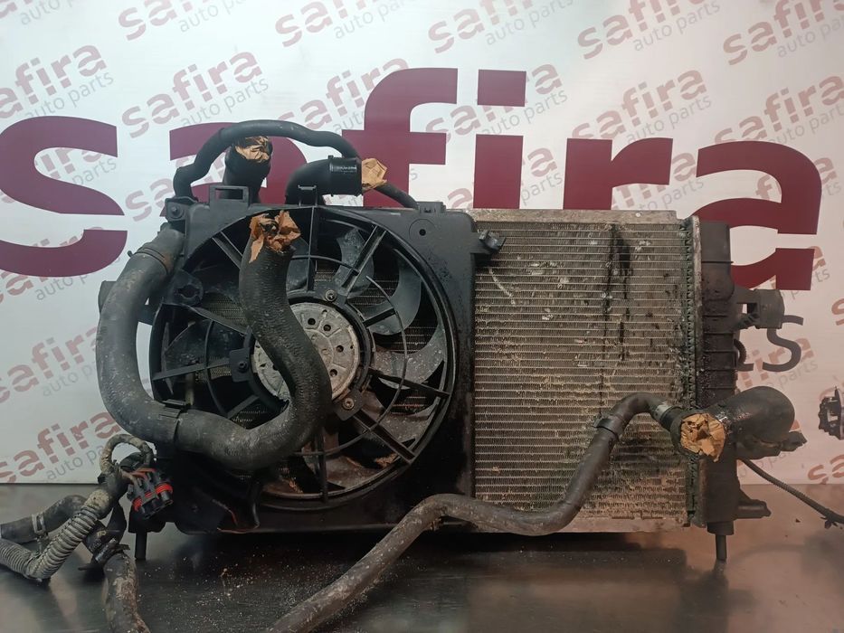CONJUNTO RADIADORES COM INTERCOOLER E TERMOVENTILADOR OPEL ASTRA H
