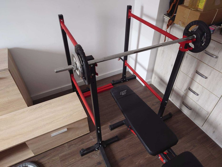 Poręcze do dipów z uchwytami na sztangę