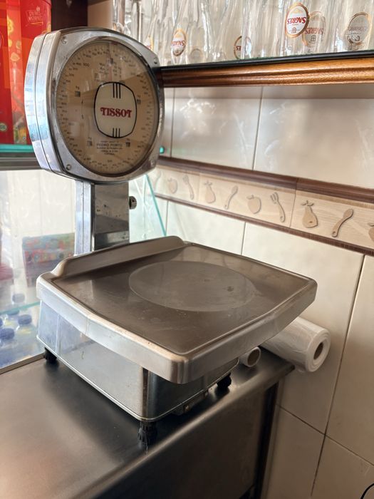 Balança de mesa de restaurante