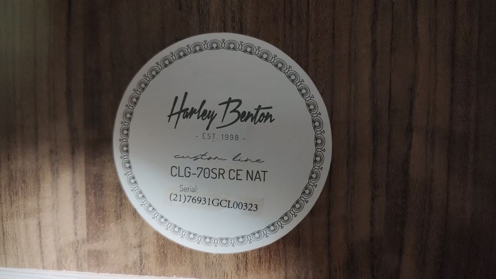 NOWA Harley Benton CLG-70SR CE NAT genialna gitara elektroakustyczna CASE Simply The Best !!