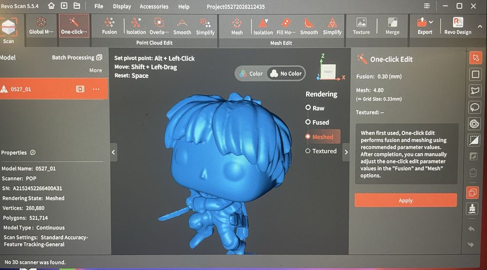 Revopoint POP skaner 3D