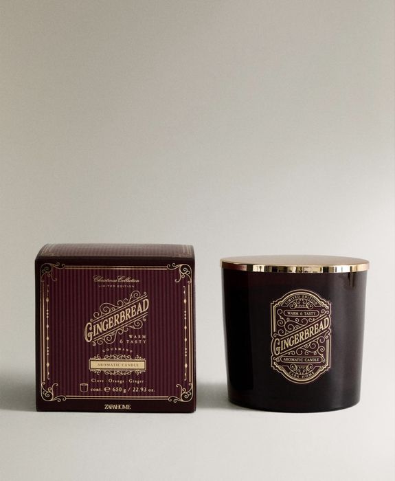 (650G) Vela Aromática Gingerbread Zara Home NOVO